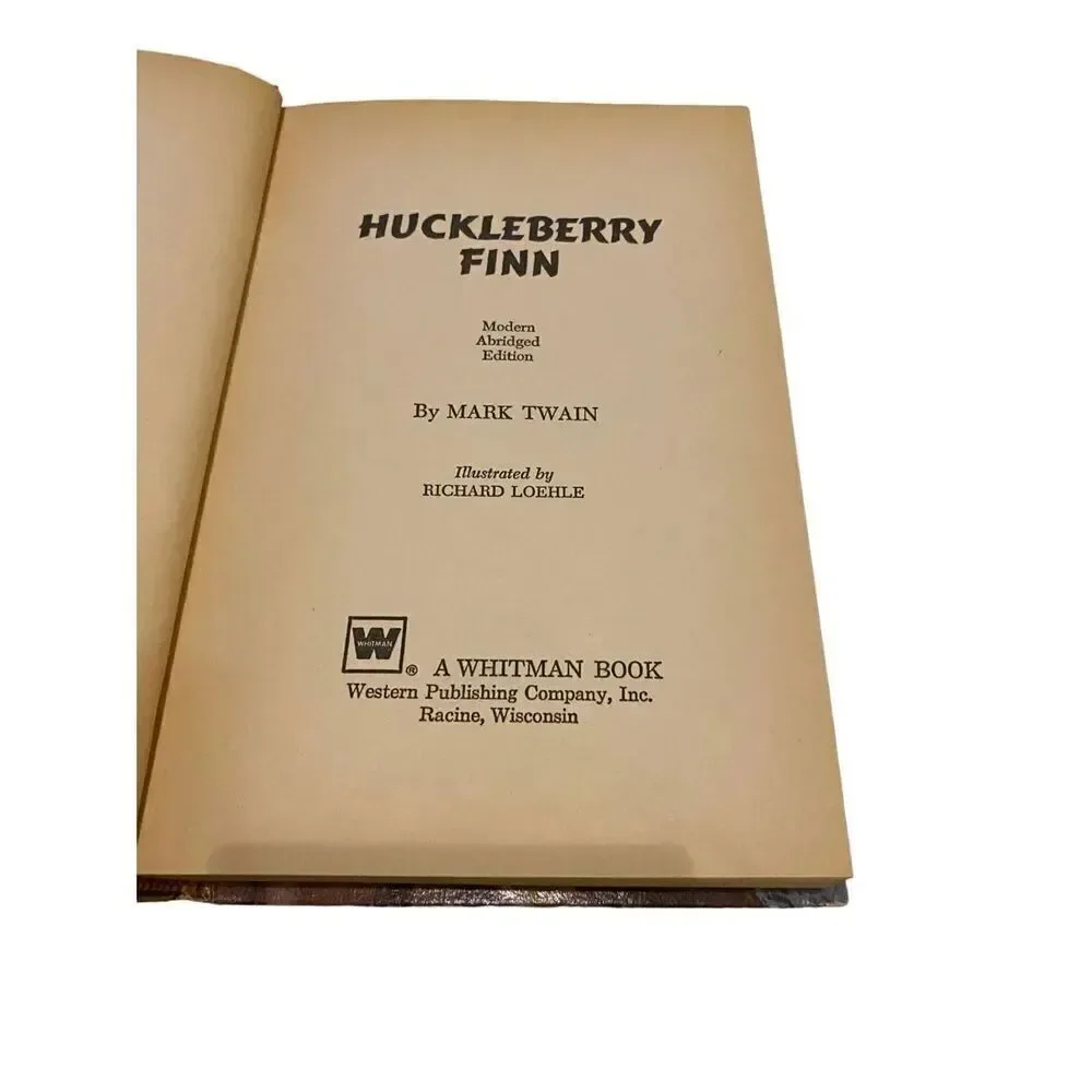 Huckleberry Finn by Mark Twain Hardcover Book